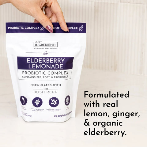 Just Ingredients Elderberry Lemonade 3-In-1 Probiotic Complex Probiotic Complex Just Ingredients