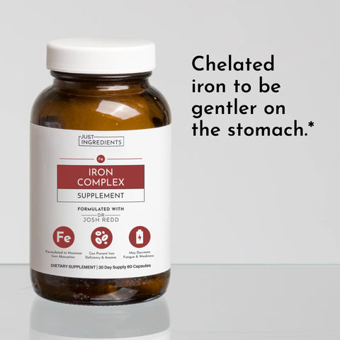 Just Ingredients Iron Complex Dietary Supplement Just Ingredients