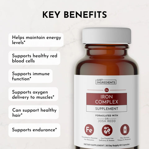 Just Ingredients Iron Complex Dietary Supplement Just Ingredients