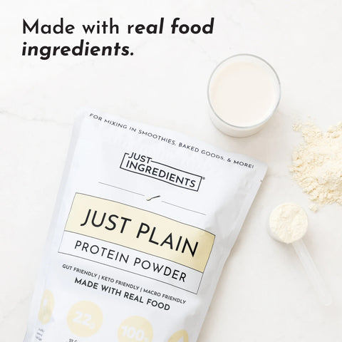 Just Ingredients Just Plain Protein Powder Protein Powder and Collagen Just Ingredients
