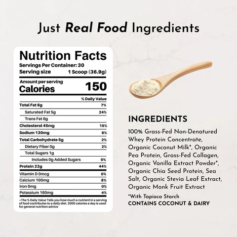 Just Ingredients Just Plain Protein Powder Protein Powder and Collagen Just Ingredients