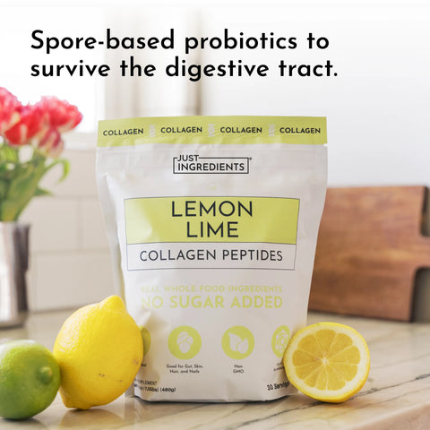 Just Ingredients Lemon Lime Collagen Peptides Collagen Peptides Just Ingredients