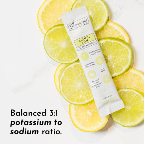 Just Ingredients Lemon Lime Electrolytes Stick Electrolytes Stick Just Ingredients