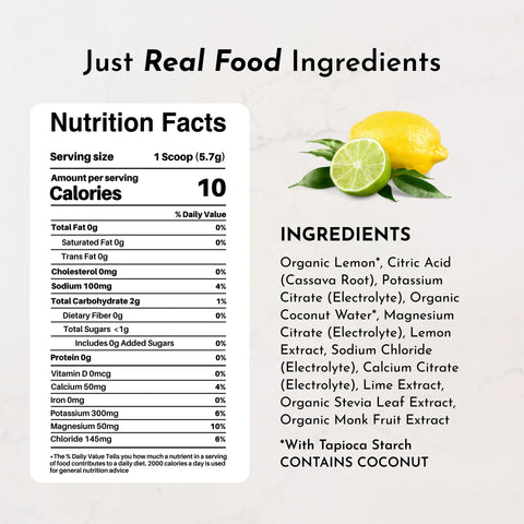 Just Ingredients Lemon Lime Electrolytes Stick Electrolytes Stick Just Ingredients