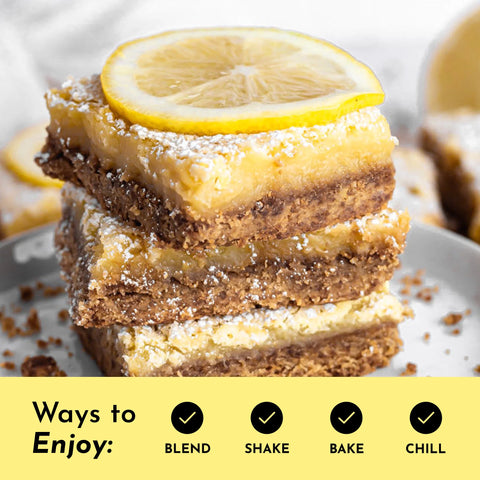 Just Ingredients Lemon Swish Protein Powder Stick Supplement Just Ingredients