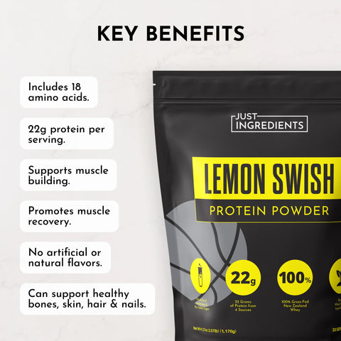 Just Ingredients Lemon Swish Protein Powder Just Ingredients Protein Powder Just Ingredients
