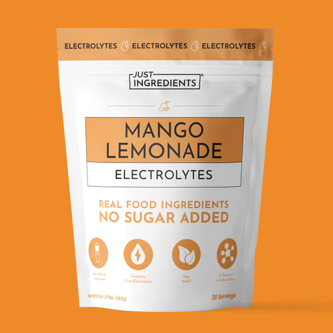 Just Ingredients Mango Lemonade Electrolytes Electrolytes Just Ingredients