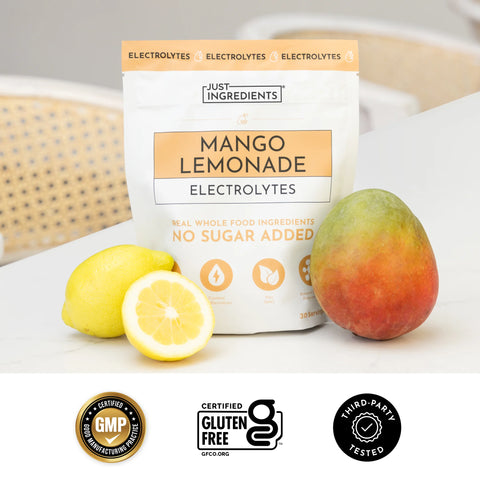 Just Ingredients Mango Lemonade Electrolytes Electrolytes Just Ingredients