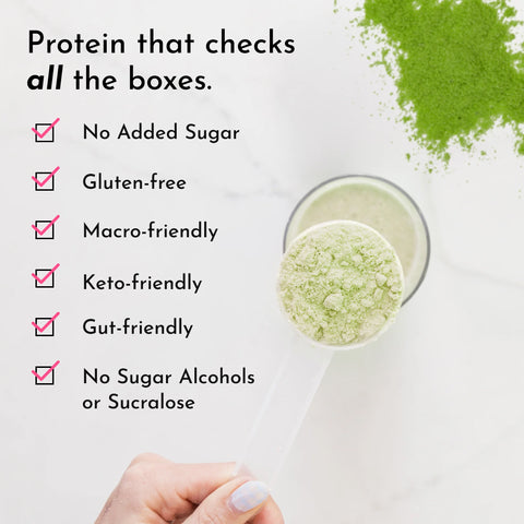 Just Ingredients Matcha Mint Protein Powder Protein Powder Just Ingredients