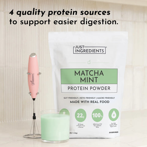 Just Ingredients Matcha Mint Protein Powder Protein Powder Just Ingredients