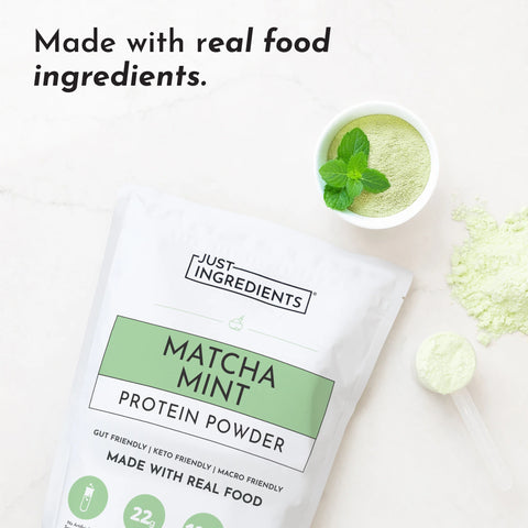 Just Ingredients Matcha Mint Protein Powder Protein Powder Just Ingredients