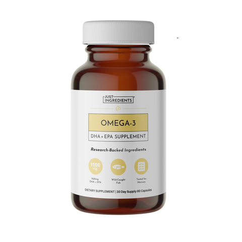 Just Ingredients Omega-3 Fish Oil Supplement Just Ingredients