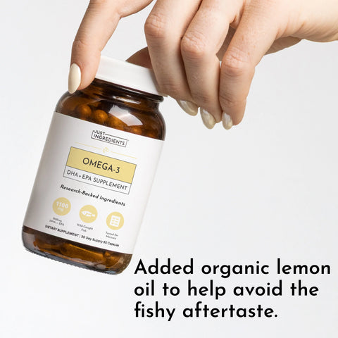 Just Ingredients Omega-3 Fish Oil Supplement Just Ingredients