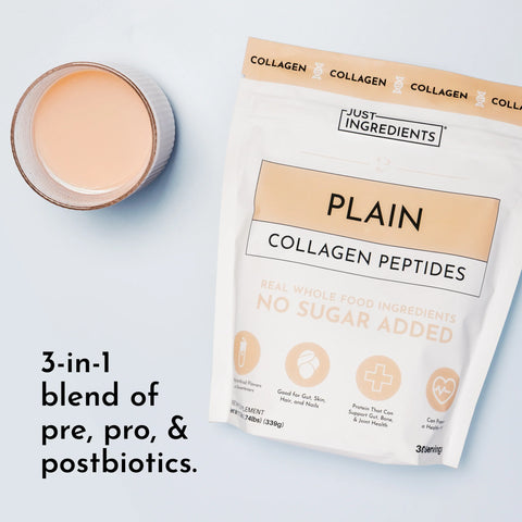 Just Ingredients Plain Collagen Peptides Protein Powder and Collagen Just Ingredients