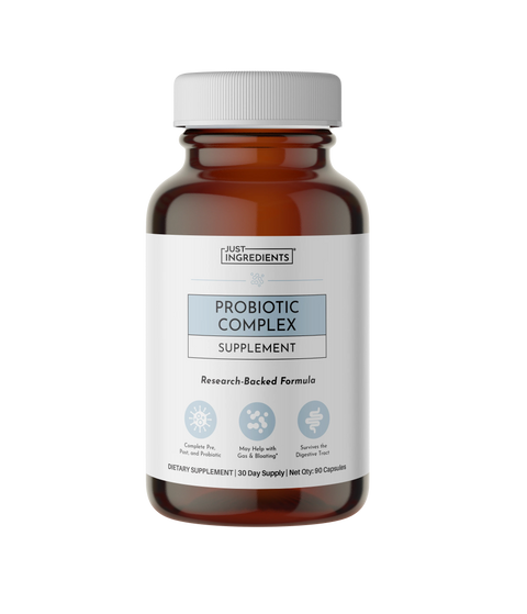 Just Ingredients Probiotic Complex Capsules Dietary Supplement Just Ingredients