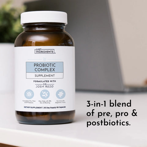 Just Ingredients Probiotic Complex Capsules Dietary Supplement Just Ingredients