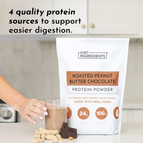 Just Ingredients Roasted Peanut Butter Chocolate Protein Powder Just Ingredients Protein Powder Just Ingredients