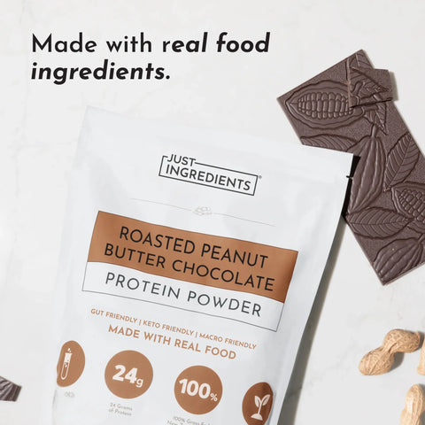 Just Ingredients Roasted Peanut Butter Chocolate Protein Powder Just Ingredients Protein Powder Just Ingredients