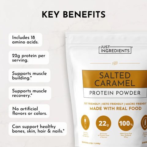 Just Ingredients Salted Caramel Protein Powder Just Ingredients Protein Powder Just Ingredients