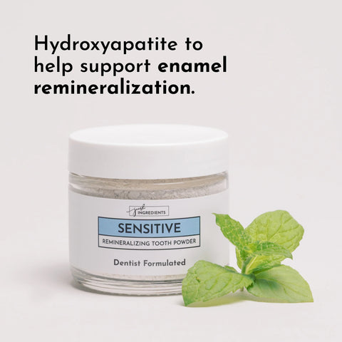 Just Ingredients Sensitive Tooth Powder, Mint Toothpaste Just Ingredients
