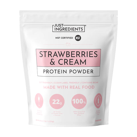 Just Ingredients Strawberries & Cream Protein Powder Just Ingredients Protein Powder Just Ingredients