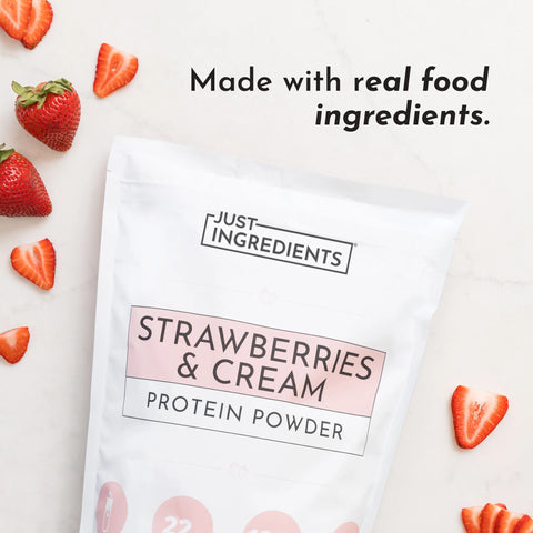 Just Ingredients Strawberries & Cream Protein Powder Just Ingredients Protein Powder Just Ingredients