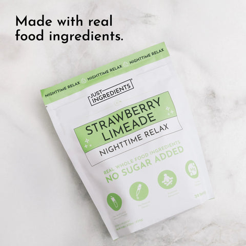 Just Ingredients Strawberry Limeade Nighttime Relax Supplement Just Ingredients