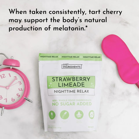 Just Ingredients Strawberry Limeade Nighttime Relax Supplement Just Ingredients