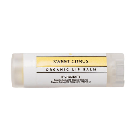 Just Ingredients Sweet Citrus Organic Lip Balm Lip Balms Just Ingredients
