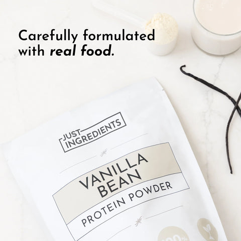 Just Ingredients Vanilla Bean Protein Powder Protein Powder and Collagen Just Ingredients