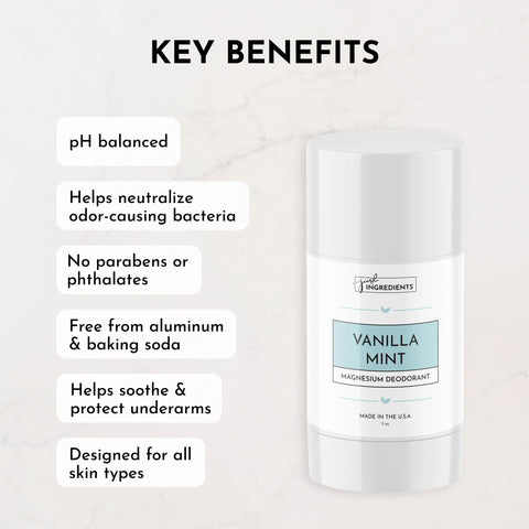 Just Ingredients Vanilla Mint Deodorant Deodorant Just Ingredients