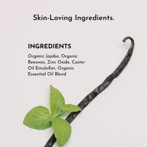 Just Ingredients Vanilla Mint SPF 14 Lip Balm Lip Balms Just Ingredients