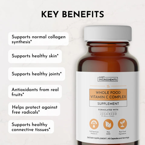 Just Ingredients Whole Food Vitamin C Complex vitamin C supplement Just Ingredients