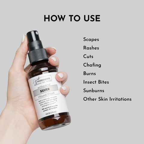 Just Ingredients Wound Wash First Aid Cleanser Just Ingredients