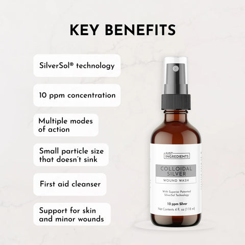 Just Ingredients Wound Wash First Aid Cleanser Just Ingredients