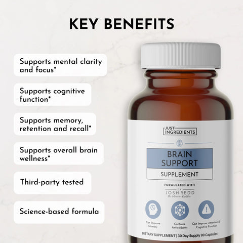 Just Ingredients Brain Support Supplement Dietary Supplement Just Ingredients