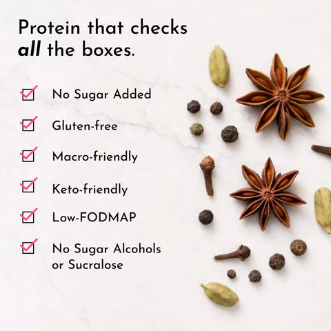 Just Ingredients Chai Protein Powder Stick Supplement Just Ingredients