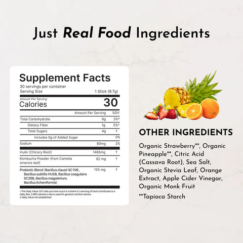 Just Ingredients Fruit Punch Probiotic (Kids) Supplement Just Ingredients