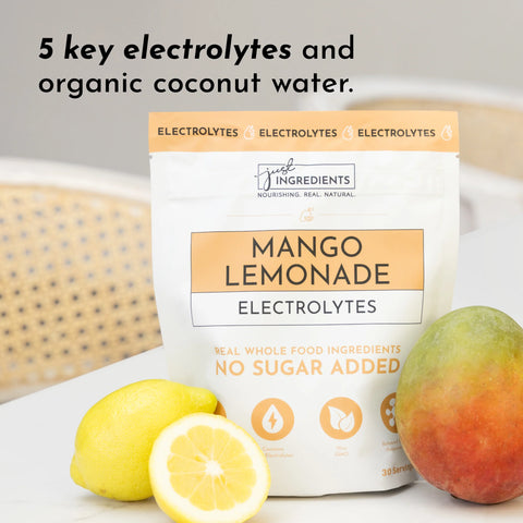 Just Ingredients Mango Lemonade Electrolytes Electrolytes Just Ingredients