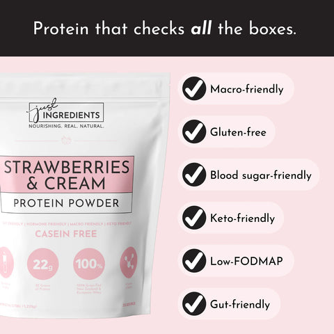 Just Ingredients Strawberries & Cream Protein Powder