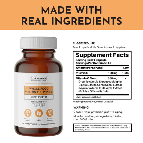 Just Ingredients Whole Food Vitamin C Complex