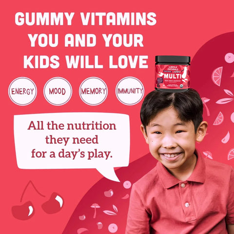 Llama Naturals Kids Multi - Cherry (90 CT)