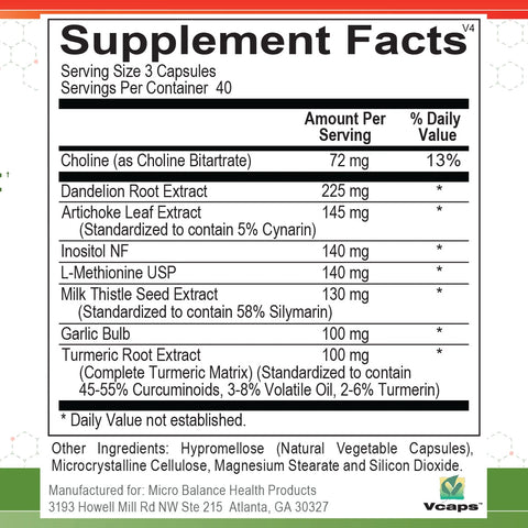 Micro Balance Health Products MycoDetox Liver Support Dietary Supplement Micro Balance Health Products