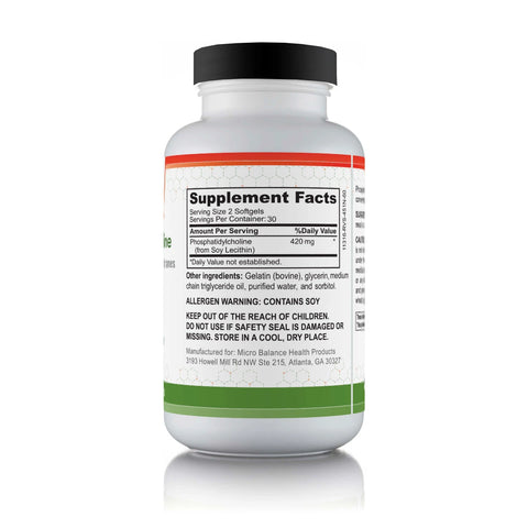Micro Balance Health Products Phosphatidyl Choline Dietary Supplement Micro Balance Health Products