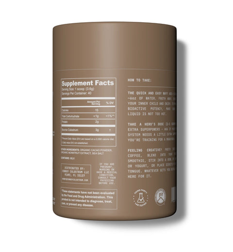 Nature's Gold: Chocolate Colostrum