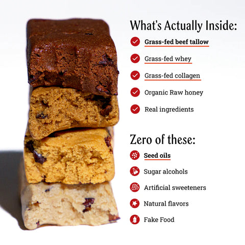 Prima Ancestral Protein Bar - Salted Caramel (Box of 7 bars) Protein Bar Prima