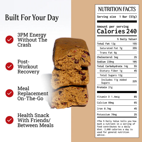 Prima Ancestral Protein Bar - Mocha (Box of 7 bars) Protein Bar Prima