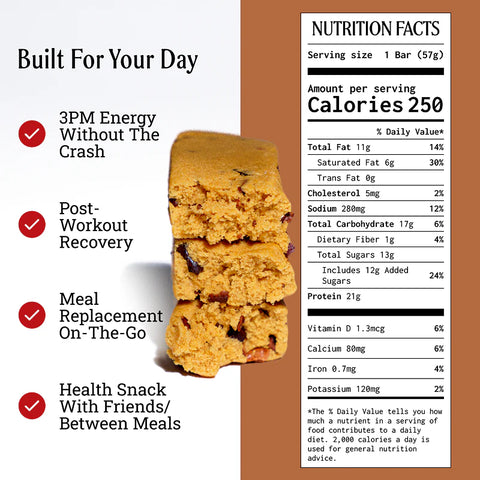 Prima Ancestral Protein Bar - Salted Caramel (Box of 7 bars) Protein Bar Prima