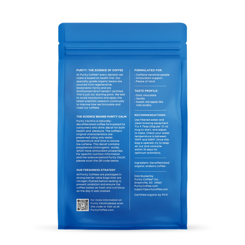 CALM: Decaf Ground Coffee (12 oz)
