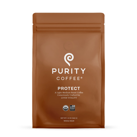 PROTECT: Light-Medium Roast Whole Bean Coffee (12 oz)